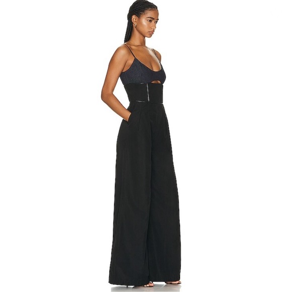 NWT Et Ochs "Weston" Metallic Bodice Jumpsuit Size 8 - Picture 2 of 8